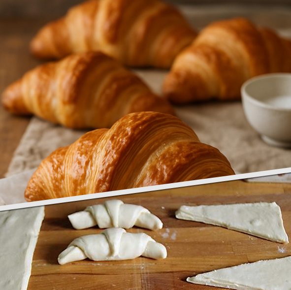 Préparation du croissant