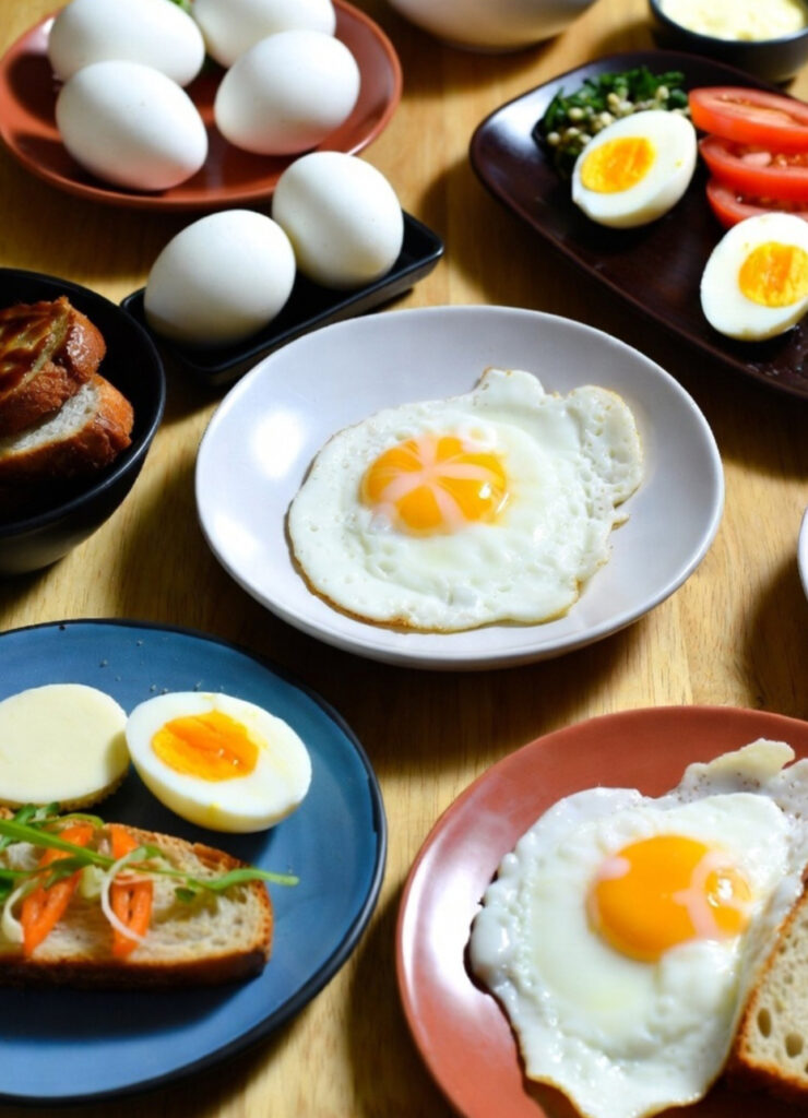 Œufs sur le plat, œufs durs ou à la coque...