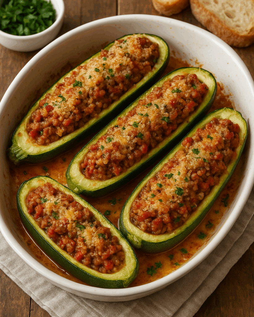 Courgettes farcies