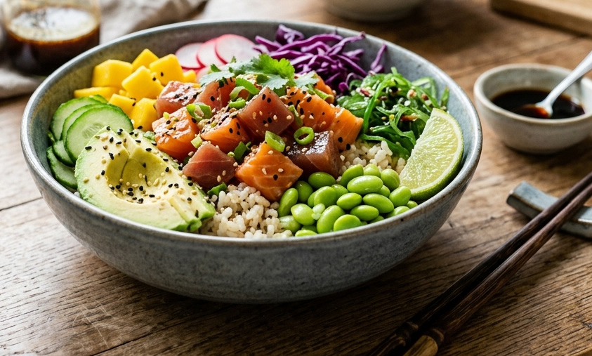 La recette du poke bowl